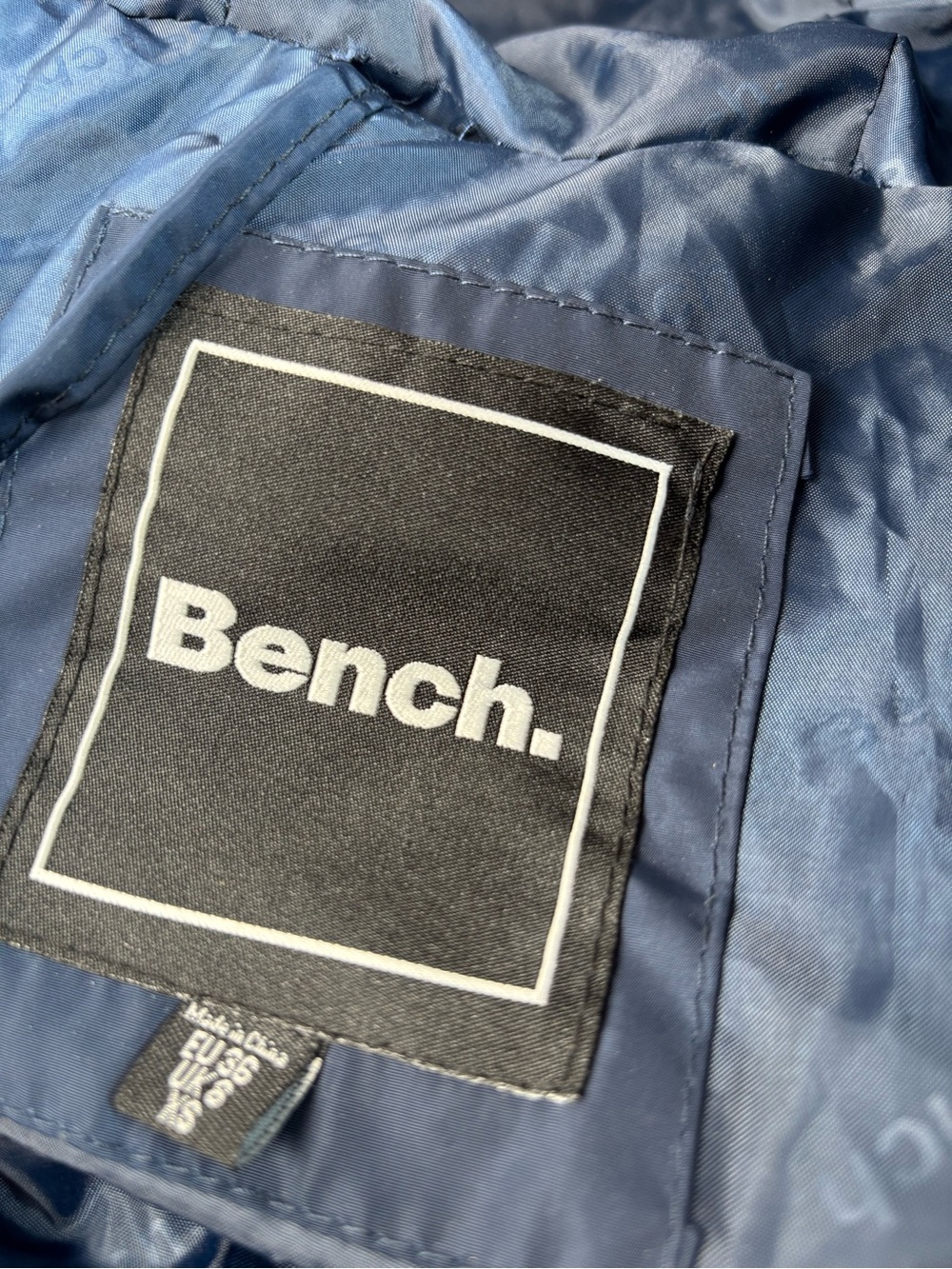 Bench Navy Blue Long Puffer Coat Jacket NWOT Size XS 0°C to -10°C - Picture 4 of 6